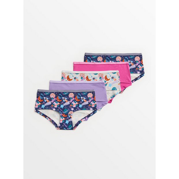 Harry Potter, Girls Underwear, 7 Pack Panties (Little Girls & Big Girls)