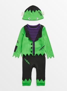Frankenstein's Monster Sleepsuit & Hat 