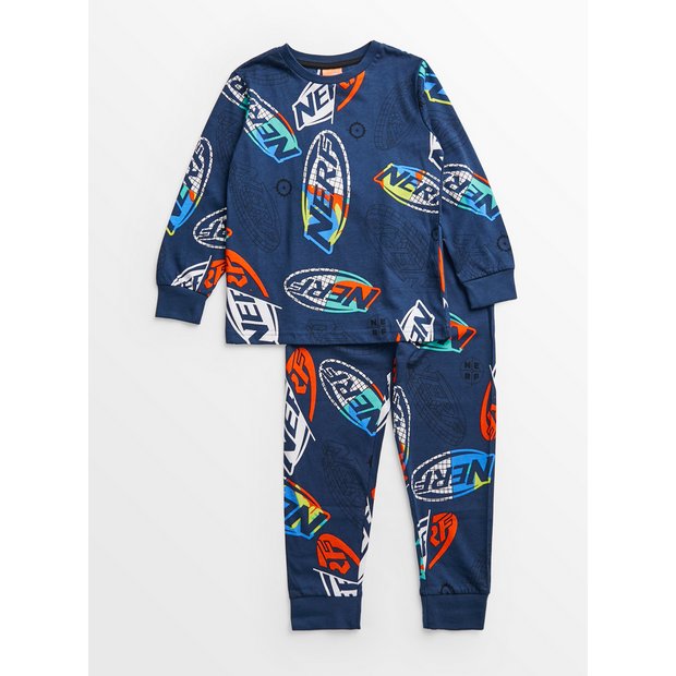 Buy Nerf Navy Graphic Pyjamas 7 8 years Pyjamas Tu