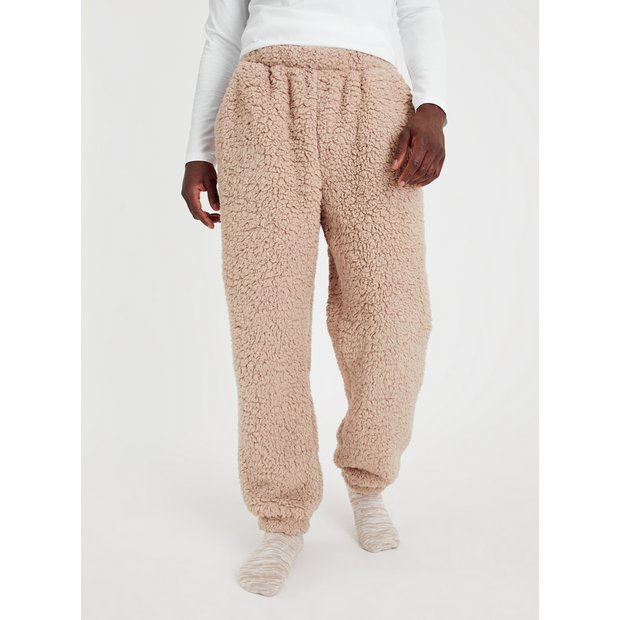 Ladies fleece pj on sale bottoms