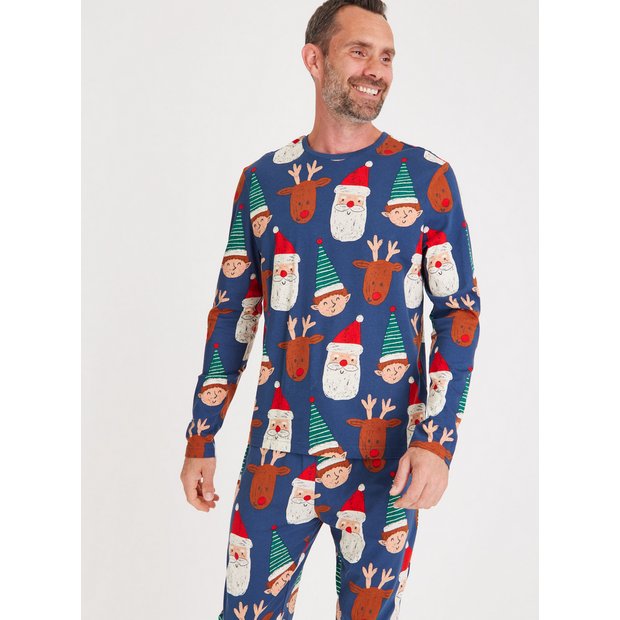 Male best sale christmas pjs