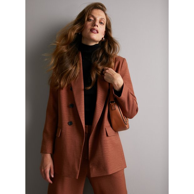 Rust coloured sale blazer