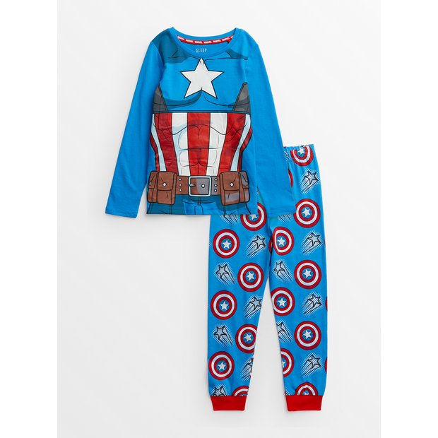 Buy Marvel Captain America Pyjamas 3 4 years Pyjamas Tu