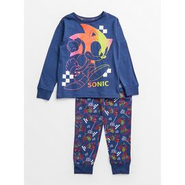 Sonic The Hedgehog Navy Pyjamas 