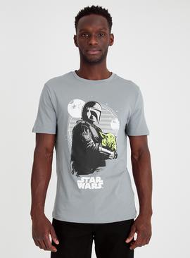 Star Wars Grey Mandalorian T-Shirt 