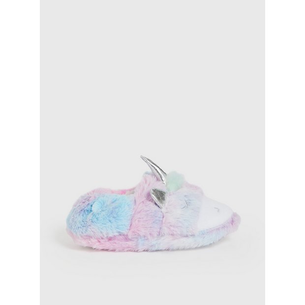 Unicorn slippers hot sale size 13