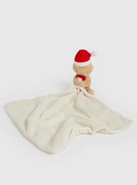 Christmas Cream Gingerbread Man Comforter One Size
