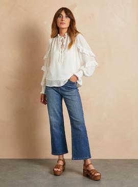 EVERBELLE Indigo Cropped Bootcut Jeans 