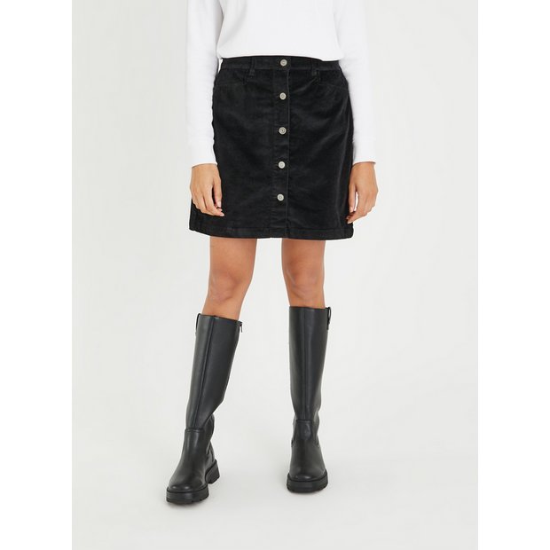 Black cord sale skirt tu