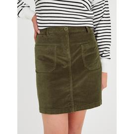 Uncut Corduroy Mini Skirt 