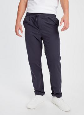 Navy Pull On Trousers  