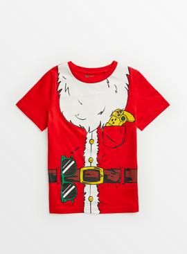 Red Santa Suit Christmas T-Shirt 