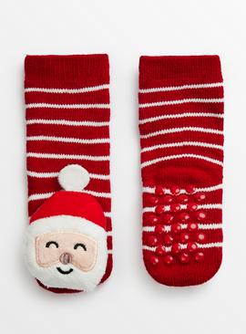 Christmas Santa Rattle Socks  