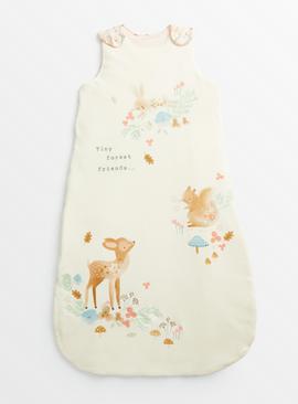 Pink Woodland Print 2.5 Tog Sleeping Bag  