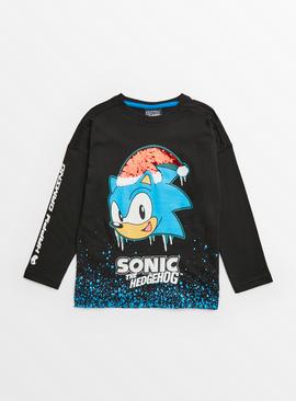 Sonic The Hedgehog Christmas Graphic Top 