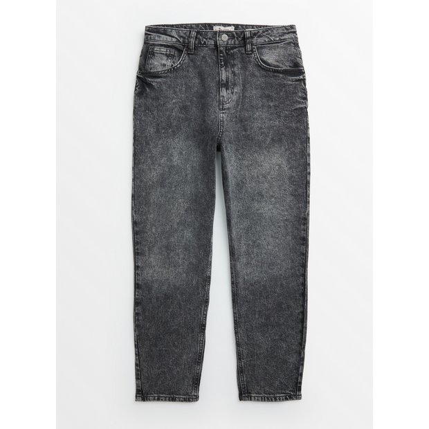 Charcoal mom hot sale jeans