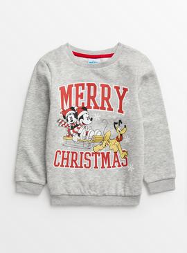 Christmas Mickey Sleigh Character Sweatshirt 