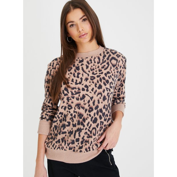 Animal print jumper on sale next