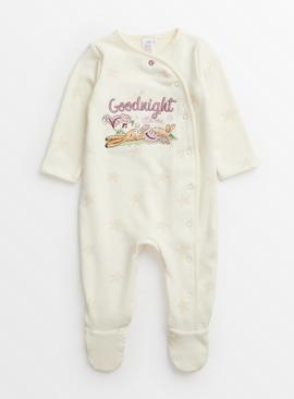 Guess How Much I Love You Cream Sleepsuit  6-9 months