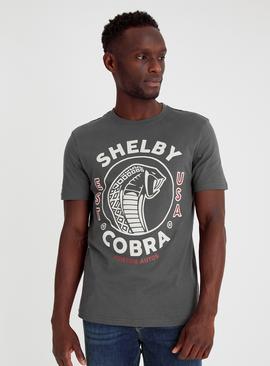 Shelby Cobra Charcoal Graphic T-Shirt 