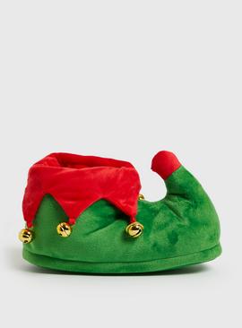 Novelty Christmas Elf Slippers 