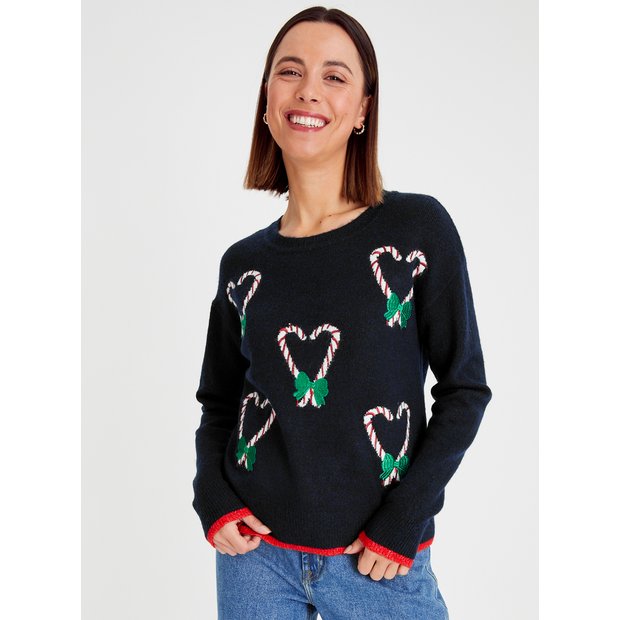 Candy cane christmas outlet jumper