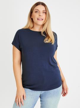 Navy Relaxed Fit Top 