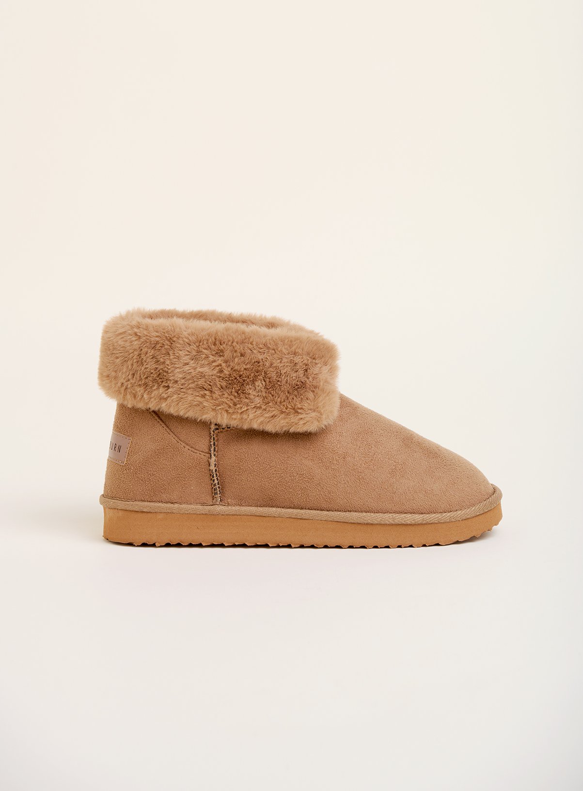 BRAKEBURN Fur Top Short Boot 