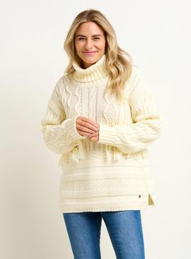 BRAKEBURN Alba Tassel Knitted Jumper 