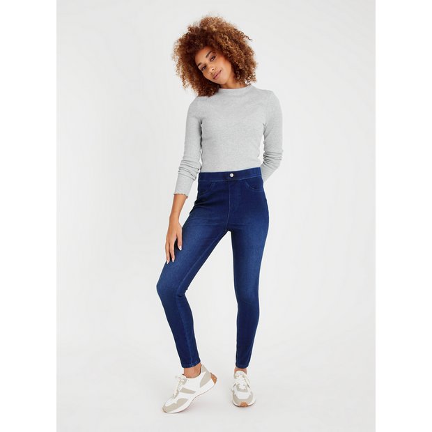 Next Jeggings - denim bright blue/mottled dark blue - Zalando.de