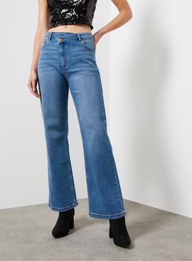 For All The Love Blue Crossover Denim Jean 