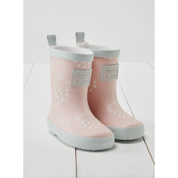 Buy GRASS AIR Little Kids Baby Pink Colour Revealing Wellies 10 Infant Boots and wellies Tu