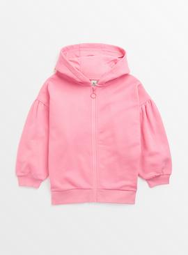 Pink Core Zip-Through Hoodie 