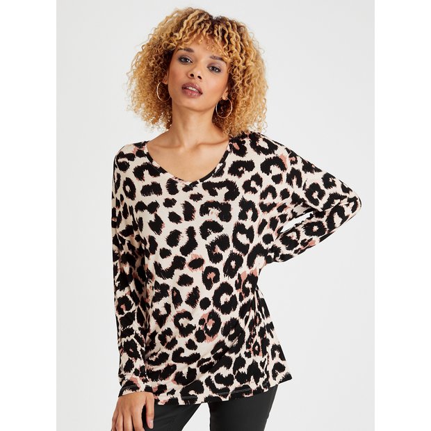 Sainsburys leopard print on sale jumper