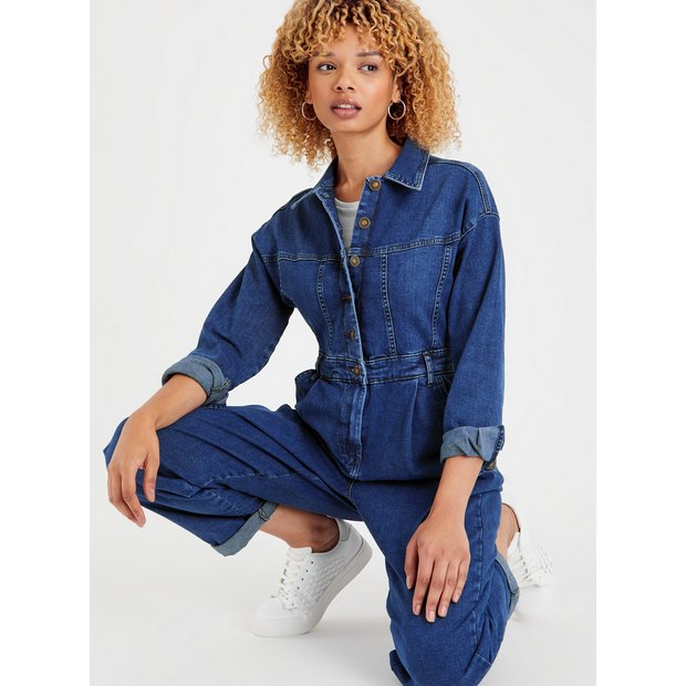 Denim best sale boiler suits