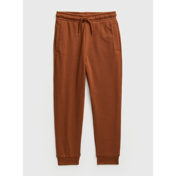 Mens brown sale jogger pants