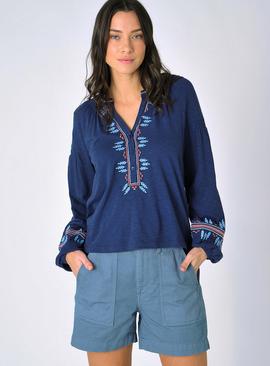 BURGS Clement Embroidered Top 