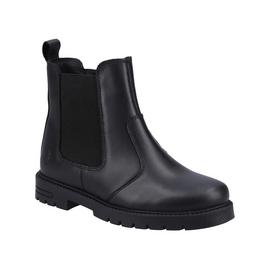 HUSH PUPPIES Laura Jnr Leather Chelsea Boots 