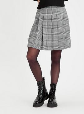 Mono Check Mini Skirt 