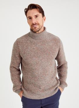 Roll Neck Knitted Jumper  