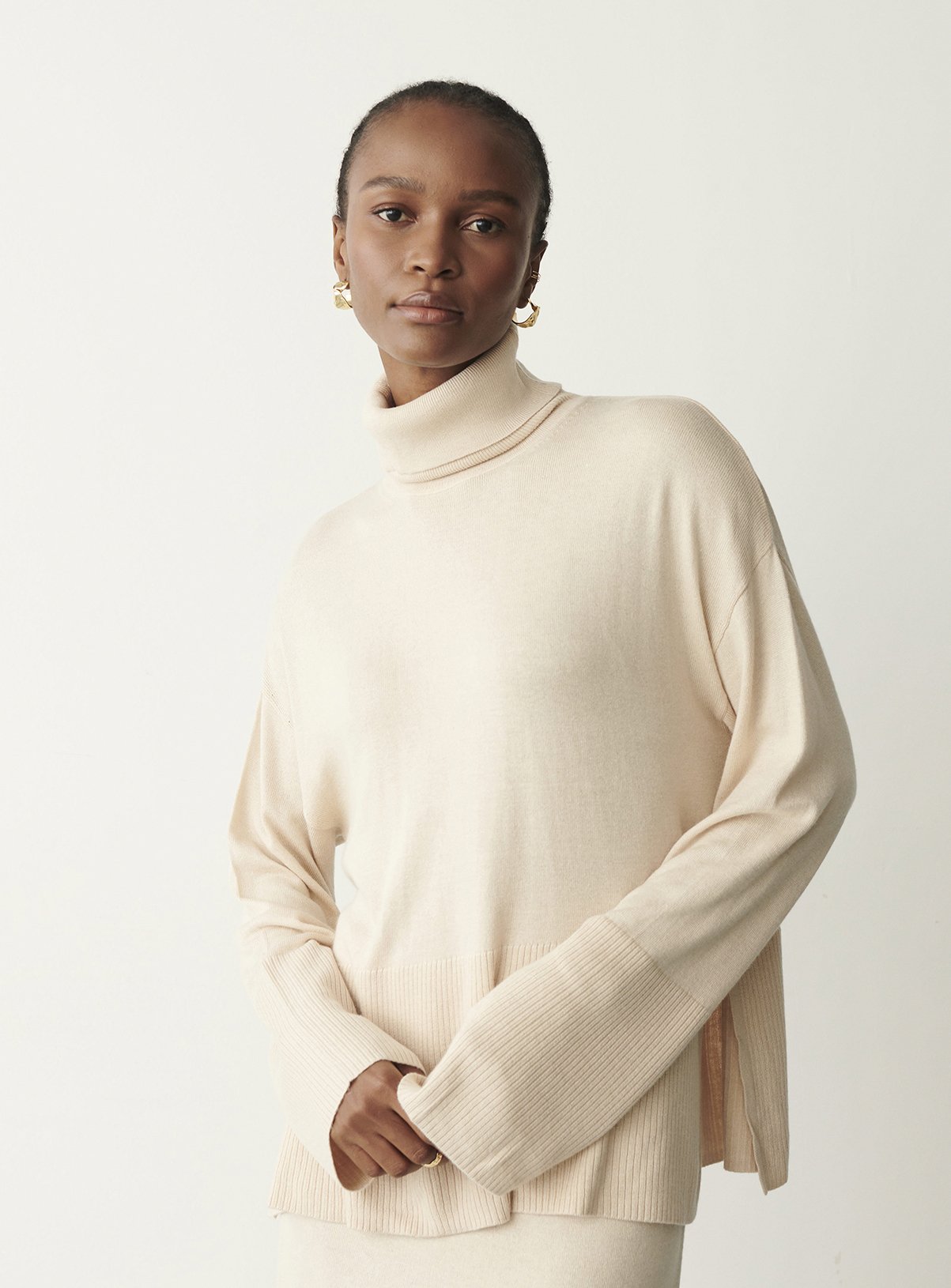 FINERY Sienna Roll Neck Jumper 