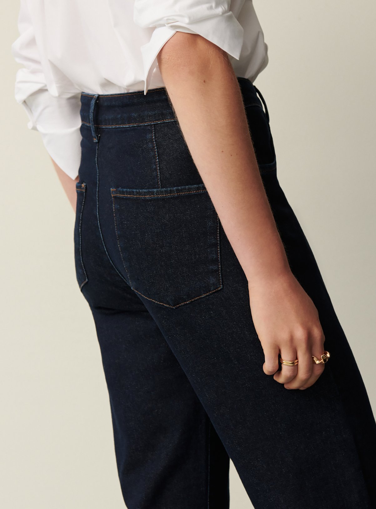 FINERY Gio Wide Leg Jeans 