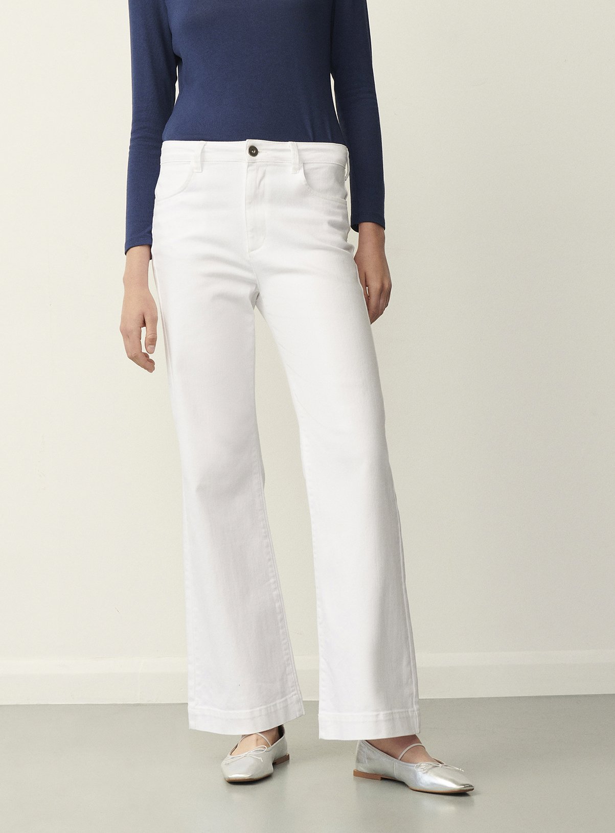 FINERY Gio Wide Leg Jeans