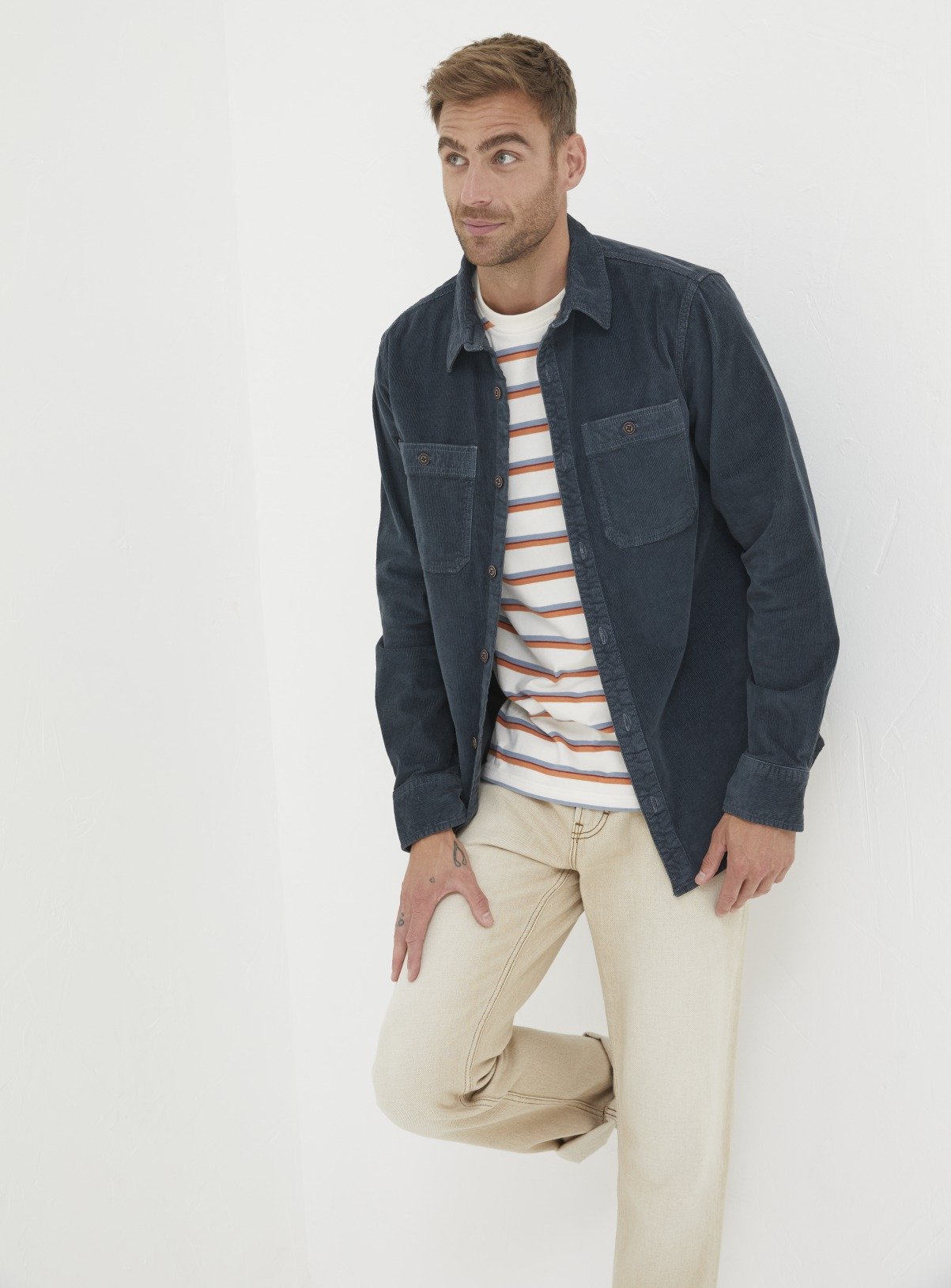 FATFACE Cord Utility Shirt 