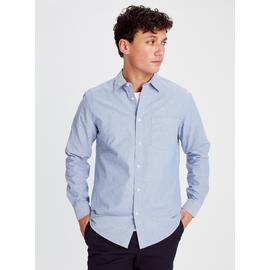 Blue Plain Oxford Shirt  