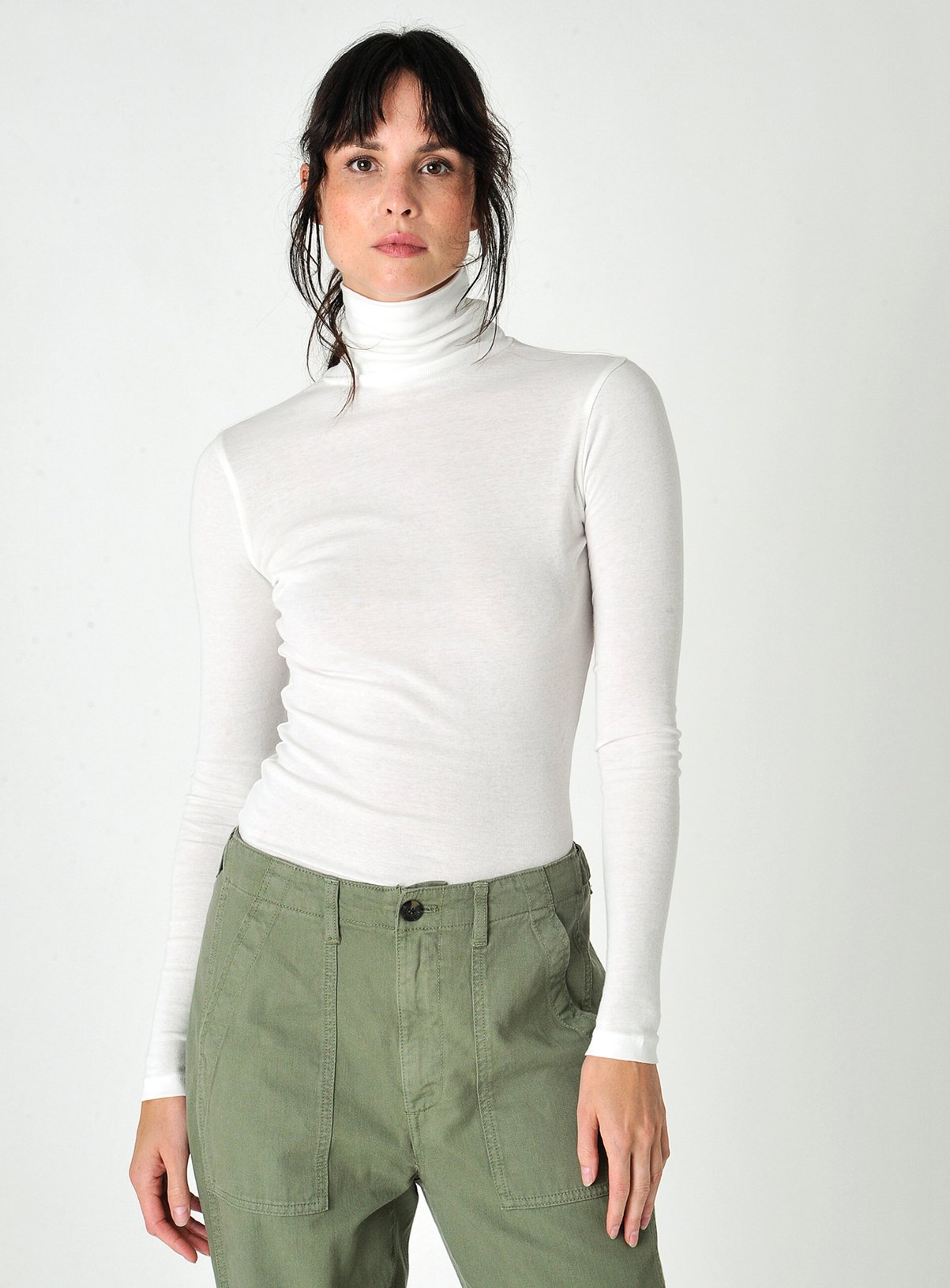 BURGS Agnes Jersey Roll Neck Top