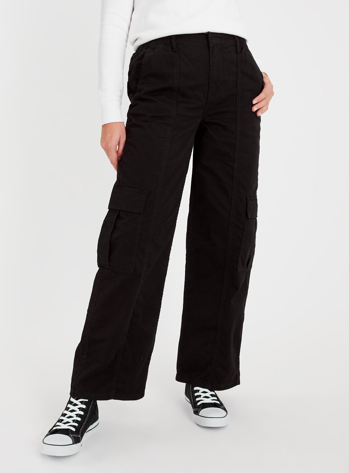 Straight Leg Cargo Trousers 