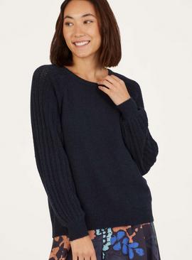THOUGHT Florna Organic Cotton Fluffy Jumper 