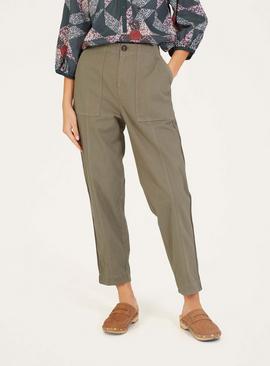 THOUGHT Lilivere Garment Dyed Organic Cotton Carpenter Trousers 