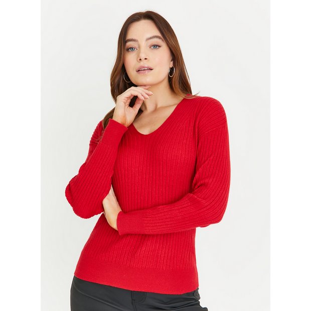 Red jumper hot sale womens uk